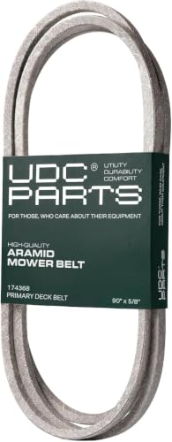 UDC Parts 174368 Primary Replacement Deck Belt for Craftsman 48", 5/8"x90"