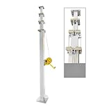 Handhubmast, Teleskop-Schwerlastmast 4 Meter 10 Lichtmast(Lifting rod 4 meters)