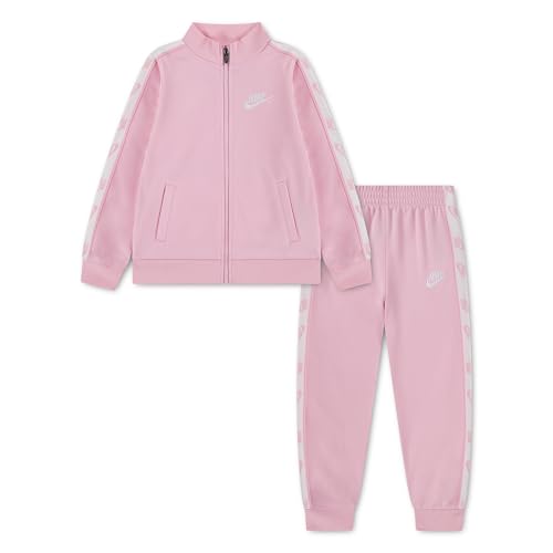 Logo Taping Full Zip and Jogger Pants 2-Piece Outfit Set