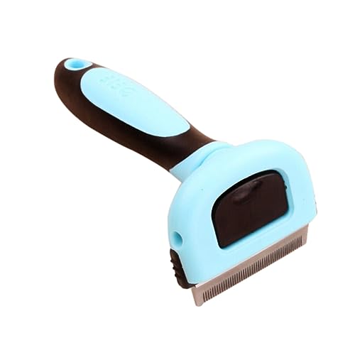 HOLIDYOYO Pet Grooming Brush for and Cats Blue Comb for Shedding Control and Undercoat Removal Essential Grooming Tool for Healthy Fur