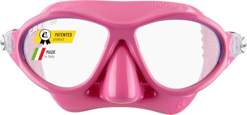Image of Cressi Kids Comfortable Silicone Mask with Adjustable Strap, for Snorkeling and Pool - for Children 5 to 10 years old - Moon: made in Italy