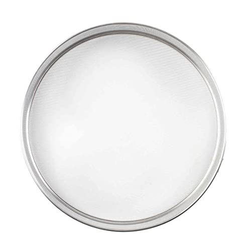 Tablecraft 11059 Round Fine Mesh Sieve Strainer, 10-Inch Diameter, Stainless Steel #TOP12