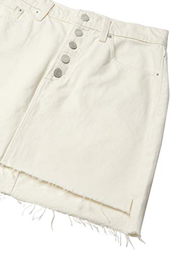 Lucky Brand Women's Mid Rise Mini Skirt, Clean White Step, 26 #TOP2