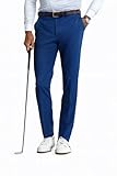 Tommy Hilfiger Men's Classic Stretch Chino Pants – Modern Fit, Wrinkle & Water-Resistant, Versatile & Comfortable for Work or Casual Wear | Navy,40X30L