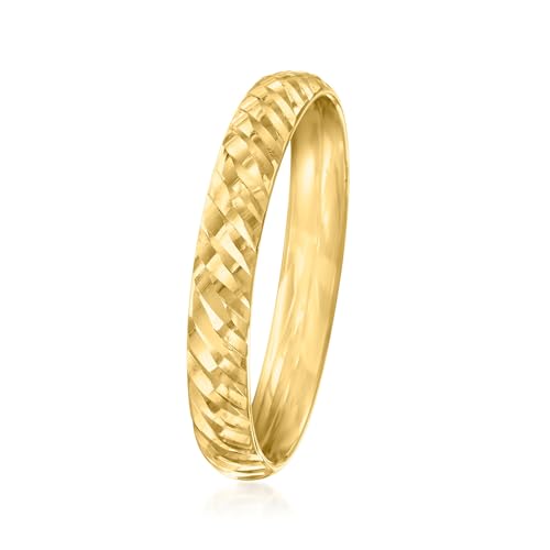 Ross-Simons 10kt Yellow Gold Diamond-Cut Ring - Image 3