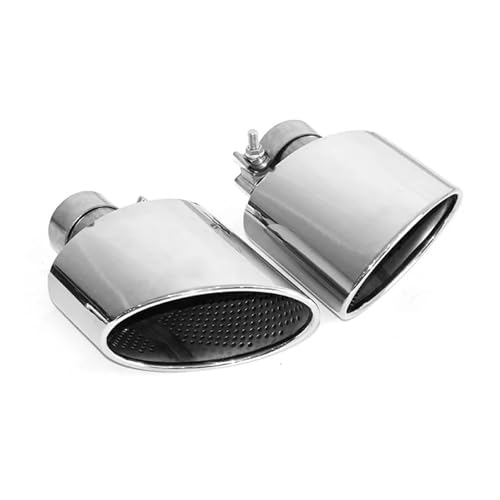 Embout d'échappement RS4 pour Audi A4 finition argentée look sport