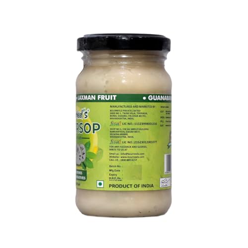 BourNeel's® Soursop Fruit Jar 200gm Pack of 1 | No Preservatives | Graviola Laxman Phal Fruit | High Vitamin C |