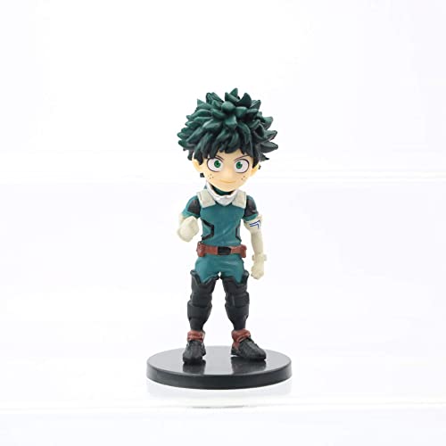 Ubottey Anime Mha Character Figures, 9Pcs Anime Hero Figures Mha Mini Todoroki Shouto Bakugou Katsuki Izuku Midoriya Vinyl Figures All Might Action Figures 6.5-10.5Cm #TOP2