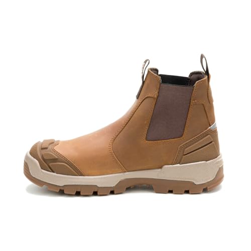 CAT Men's Striver XL Waterproof Steel Toe Chelsea Construction Boot, Pyramid, 9 by CAT - Used condition - Image 2