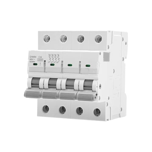 Disyuntor GYM9H 10KA MCB magnetotermico de 4 polos 6A para cuadros electricos de 400V 3