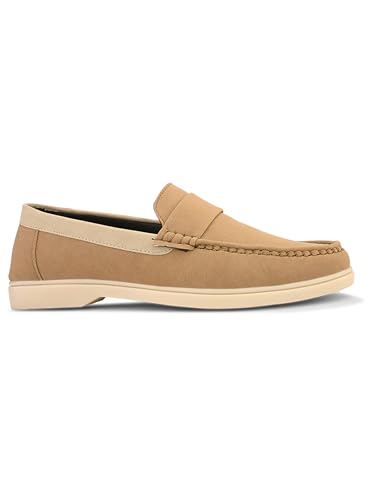 Image of Prolific Men's Slip-On Super Cushioned Loafer Shoes|Stylish & Comfortable with Soft Cushioned Insole