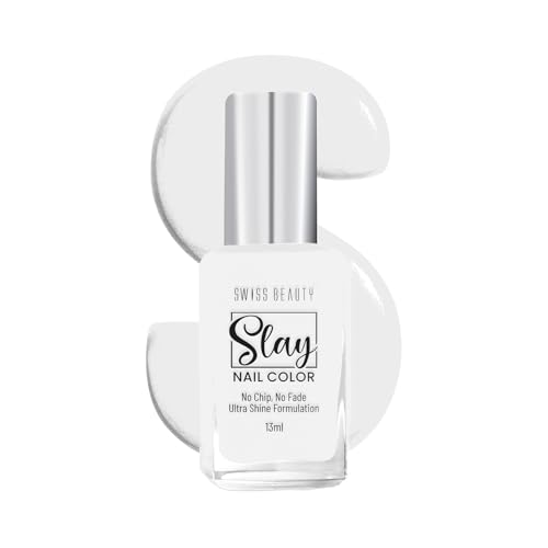 Image of Swiss Beauty Color Splash Nail Polish - Long-Lasting, Glossy - 11 ML, Mocha Sheen