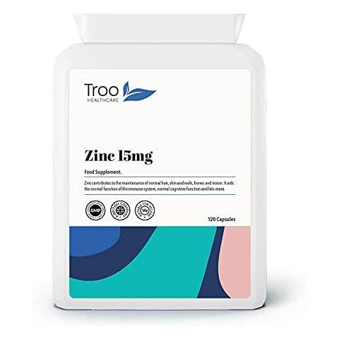 Troo Health Zinc 15mg Capsules for Immune Support Cover