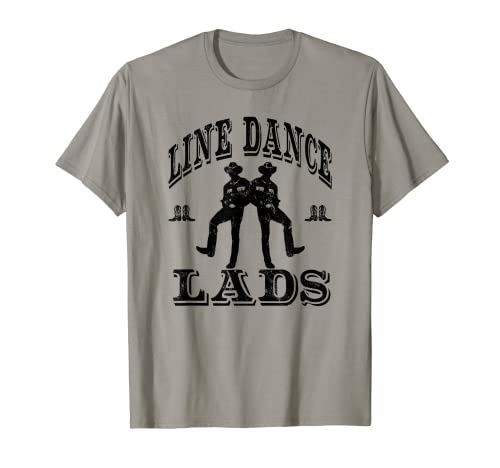 Ligne Dancing Country Western Music Line Dance Lads Homme T-Shirt
