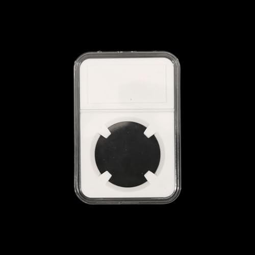 31mm Coin Slab Display Holder, Clear Coin Case Storage Plastic Four-Point Box for Coin Collectors Collection Protection Organize (20PCS)