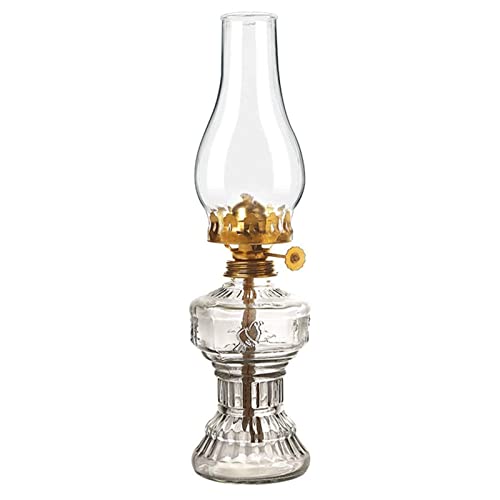 Lámparas de queroseno, lámpara grande vintage transparente estilo pedestal huracán linterna de aceite para decoración de habitaciones de restaurante