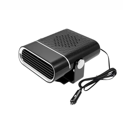 Car Heater 24v,Portable Car Heaters That Plug Into Cigarette,Heater And Cooler Fan 2 In 1,Mini-Heater For Antifreeze Device,Anti Mist,Winter Cars Kit For Windscreen Demister(Black)