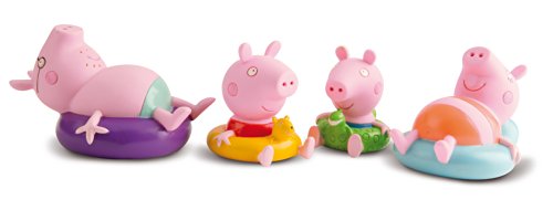 IMC Toys 360037 Peppa Pig badfiguren 4 stuks (gesorteerd) - Afbeelding 3
