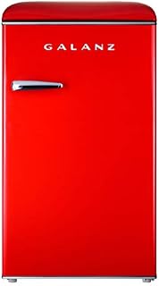 Galanz GLR35RDER Mini Fridge, Retro, Red