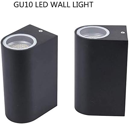 Outdoor Wall Lights,Max 35W GU10 Aluminium Up Down LED Wall Lamp,IP44 Waterproof Garden Lights for Patio,Terrace,Garden,Hallway,Balcony,Porch,Post,Pathway Replaceable GU10 Bulb Indoor/Outdoor 300