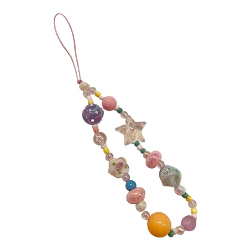 Cordino per telefono colorato in rilievo 17 cm cinghia anti-goccia per smartphone e fotocamere moda accessorio sicuro catena portacellulare