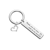 WUSUANED School Counselor Bracelet Thanks for Guiding Me On My Journey Appreciation Gift for Guidance Counselor (Counselor Keychain)