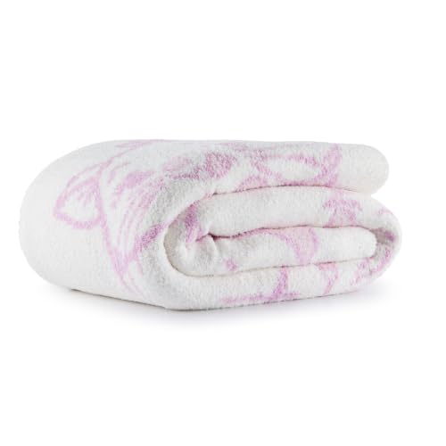 Image of Jay Franco Kids Feather Knit Blanket - 50 inch x 60 inch Inch Soft & Cozy Plush Throw for Bedroom & Couch Decor, Official Licensed Product, White - Aristocats