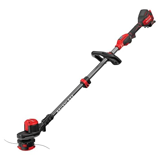 CRAFTSMAN V20 WEEDWACKER Cordless String Trimmer with QUICKWIND, 13 inch, Bare Tool Only (CMCST920B), Red