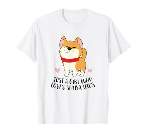 Nur ein Mädchen, das Shiba Inus liebt T-Shirt