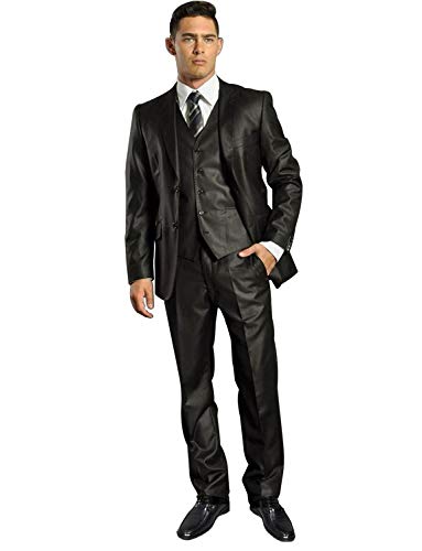 Ensemble 3 pièces homme fini les costumes mal ajustés grâce aux deux boutons