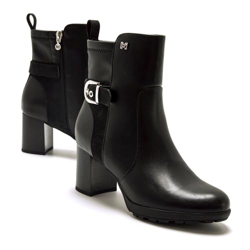 Mariamare Para Mujer. 63606 Botines Polino Negro (37), 3 A 5Cm, Cremallera, Casual - 4