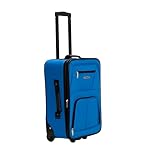 Rockland Fashion Softside Upright Luggage Set,Expandable, Blue, 2-Piece (14/19) - Image 5
