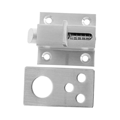 KONTONTY Loquet De Porte Et Fenêtre En Acier Inoxydable Serrure De Sécurité Serrure De Renforcement Installation Facile