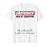 geschenkidee geburtstag mann 50 Klassisch geschnitten, doppelt genähter Saum.