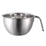 lopituwe Schmelztopf aus robustem Edelstahl zum Butterschmelzen für Bastelarbeiten, Backen und Kochen. Auch ideal für die Süßwarenherstellung und zum Mischen von Teigen.