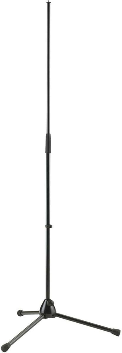 K&M König & Meyer 20170.500.55 - Microphone Stand - Medium Duty Weight Tripod - Folding Leg Base - Compact - Professional Grade - German Made- Black