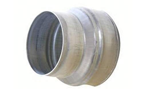 Weedness Pipe Fan Connection Reducer 100 mm / 125 mm Exhaust Hose Air Hose Indoor Mounting Growbox Homebox Ventilation Hose, 400 mm / 450 mm