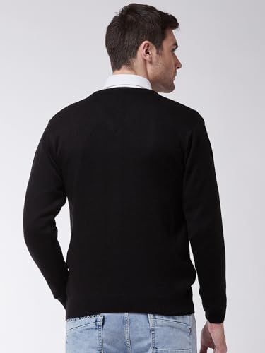 Image of Pivl Men's Winter V Neck Solid Sweaters ||Winterwear||