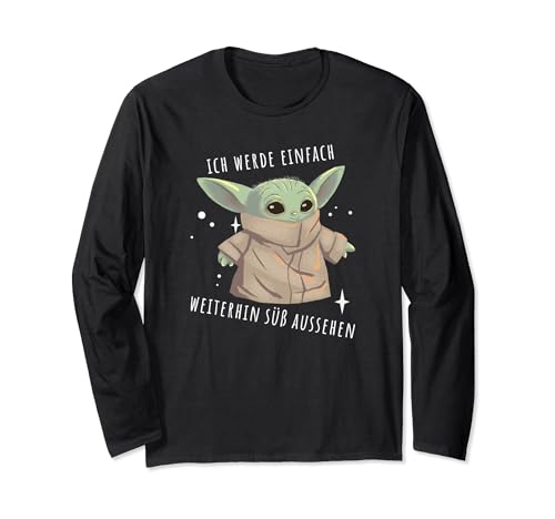 T-shirt manches longues Grogu parfait pour vos soirées streaming