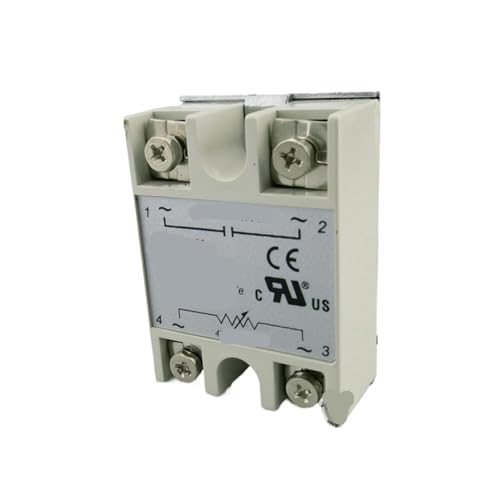 Relais à semi-conducteurs SSR-40VA et potentiomètre pour ajuster un chauffage d'atelier
