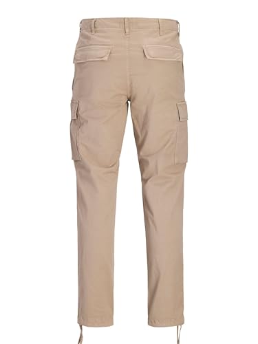 JACK & JONES Herren Cargohose Jpstace Jjtucker AMA Noos, Dune/Detail:solid, 27W / 30L – Ansicht 4