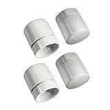 Wasserverteilerkappen für Heizkörperthermostate und Heizungsverteiler, weiß, M30 x 1,5, Temperaturregulierung, 4 Stück