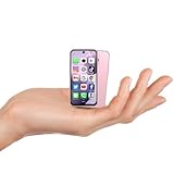 LMZYESHY Mini Phone 3.88-inch HD Touch Screen Mini Smartphone, Supporting Dual SIM Cards and Dual Standby 2GB+16GB, Face Recognition Unlock, Android Phone Suitable for Students (Pink)