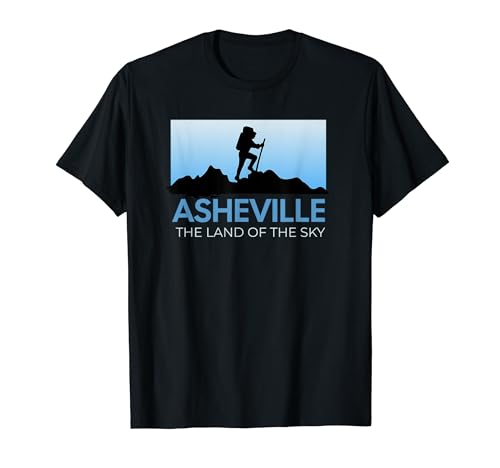 Asheville Tierra del Cielo Caminata NC Blue Ridge Parkway Senderismo Camiseta