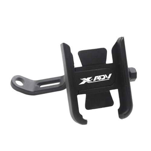LTADX Compatible avec XADV 750 X-ADV X ADV 750 XADV750 X-ADV750 Support de téléphone Portable for Guidon de Moto Support GPS(Mirror Type Black)
