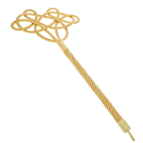 Levemolo Rattan Quilt Beater Paddle Cotton Cleaner for Rug Dust Quilt Dust Cleaning Tool