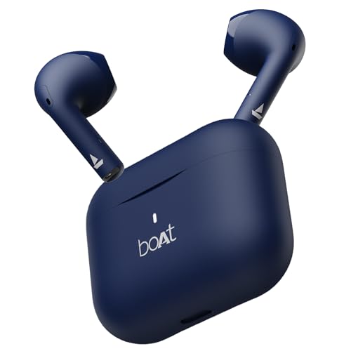 Boat Airdopes Ace TWS in Ear Earbuds with 35 HRS Playback, 13mm Drivers, Dual Mics ENx & Beast Mode(Starry Blue)