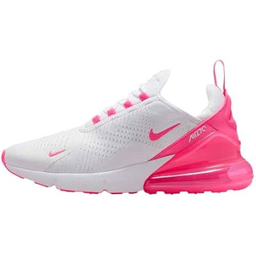 Nike Air Max 270 Women's Shoes (White/White/Hyper Pink)