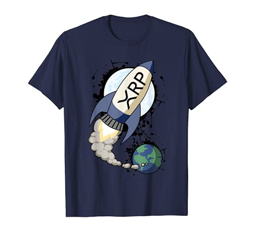 XRP to the MOON HODL Crypto Ripple Token Millionaire BULLRUN T-Shirt