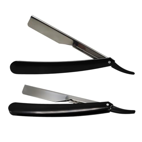HAPINARY Manual Razor for Men 2pcs Shaving Razor Beard and Portable Safe Material Barber Shop Use